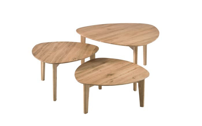 3-Satz-Tisch Camilla, Asteiche massiv-01