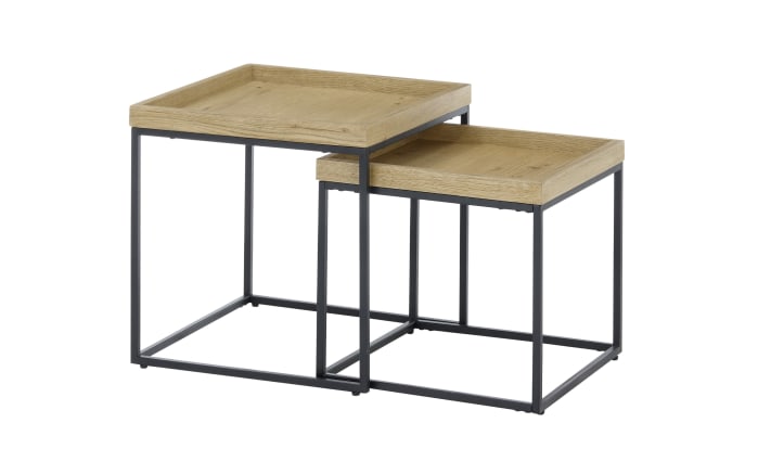 Couchtisch Ubeda, Eiche furniert/schwarz-01