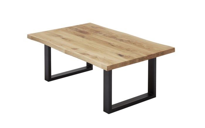 Couchtisch Havanna, Eiche massiv/schwarz -02