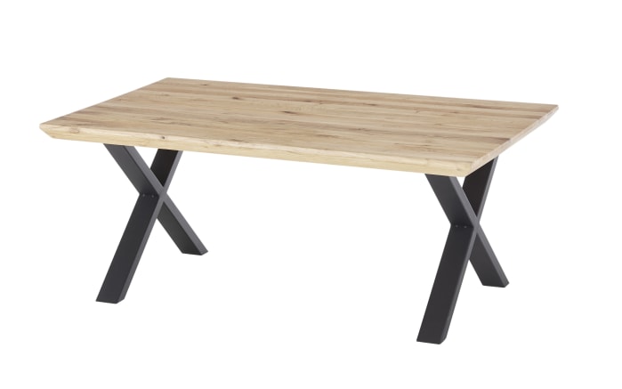 Couchtisch Asola, Asteiche massiv/schwarz-02