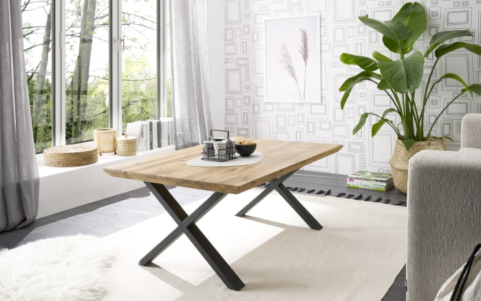 Couchtisch Asola, Asteiche massiv/schwarz-01