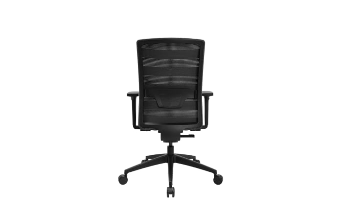 Bürostuhl Sitness Airwork, Textilbezug schwarz, Kunststofffußkreuz schwarz-04