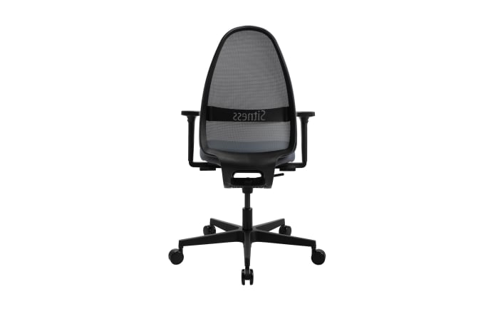 Bürostuhl Sitness Art, Bezug grau, Kunststofffußkreuz schwarz-04