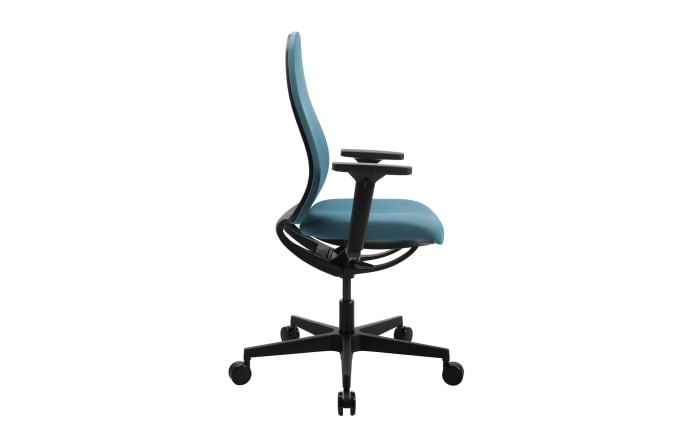 Bürostuhl Sitness Airwork, Bezug blau, Kunststofffußkreuz schwarz-02