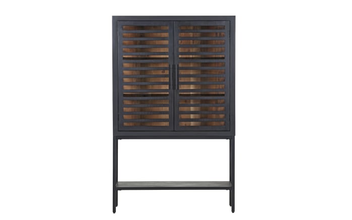 Vitrine Showcase, Akazie/schwarz, inkl. LED-Beleuchtung-03