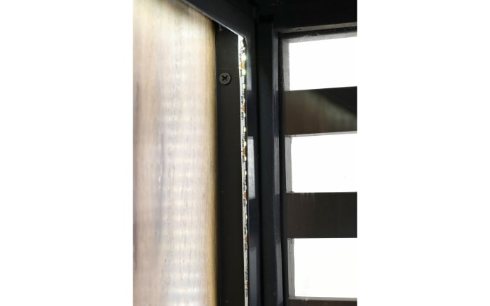 Vitrine Showcase, Akazie/schwarz, inkl. LED-Beleuchtung-09