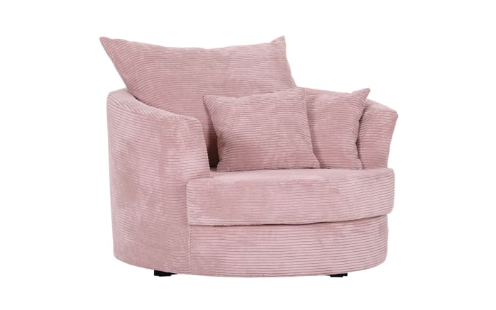 Drehsessel Leni, rosa, inkl. Drehfunktion -01