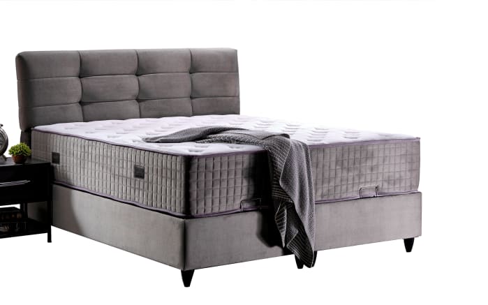 Polsterbett Naomi, grau, 180 x 200 cm, inkl. Bettkasten-04