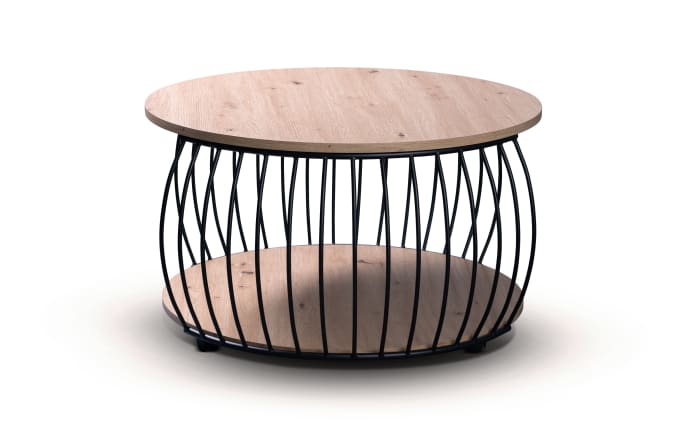 Couchtisch Peking 2, Artisaneiche/schwarz-03