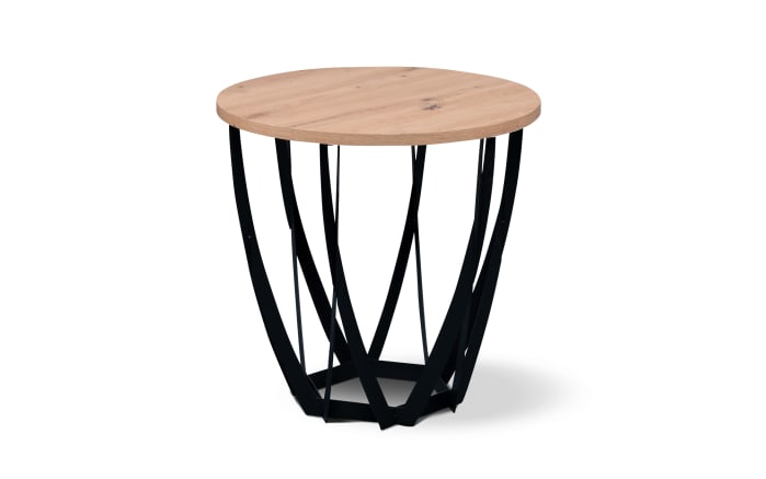 Beistelltisch Mella 1, Artisaneiche/schwarz-01