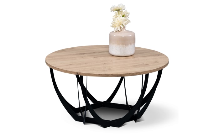 Couchtisch Mella 2, Artisaneiche/schwarz-02