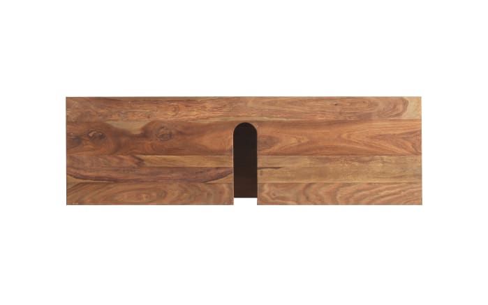 Waschbeckenunterschrank Yoga, massives Shishamholz -03