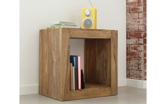 Raumteiler Yoga, massives Shishamholz-01