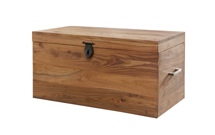 Truhe Yoga, massives Shishamholz -01