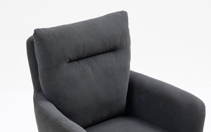 Drehstuhl Stefan, anthrazit, inkl. Rückholfunktion-06