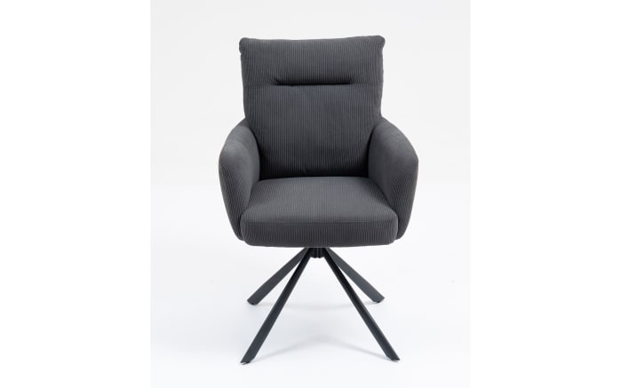 Drehstuhl Stefan, anthrazit, inkl. Rückholfunktion-03