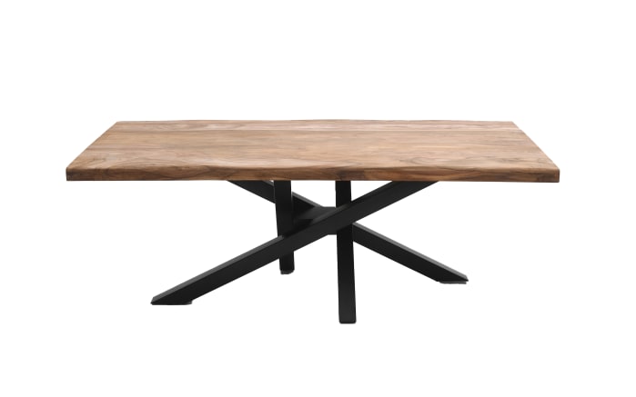 Esstisch Mesa verde, Shisham/schwarz