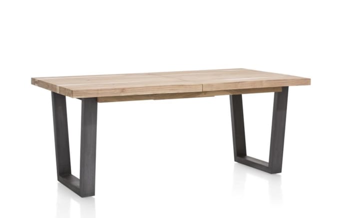 Tisch Charleston, braun, inkl. ausziehbarer Tischplatte-01