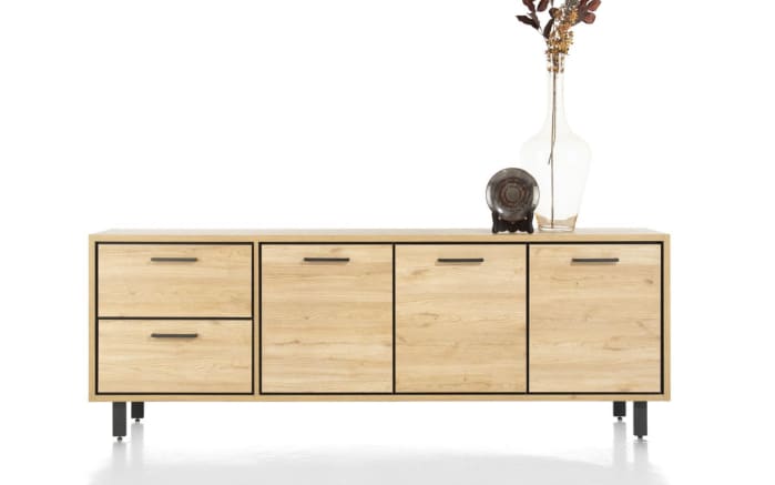 Sideboard Ostrava, Eiche vintage/schwarz-02