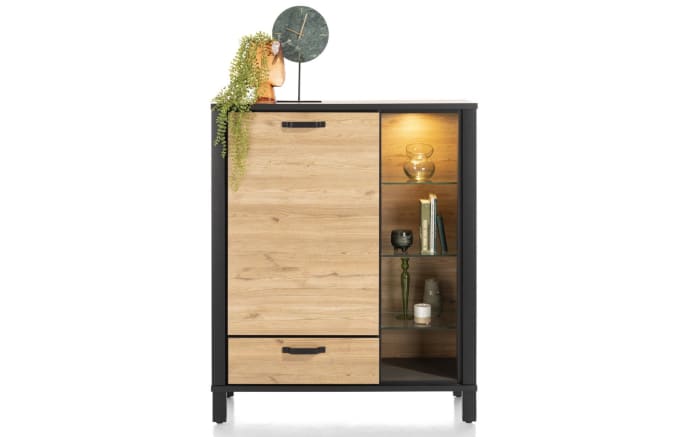 Highboard Sardinie, Laminato natural vintage, inkl. LED-Beleuchtung-01