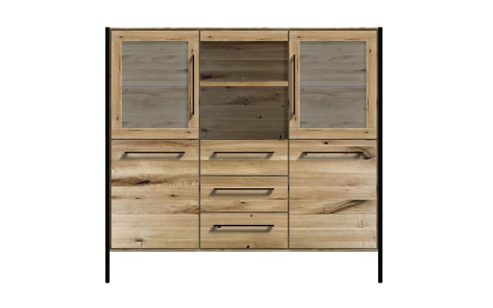 Highboard Namur, Charakter-Eiche massiv-02