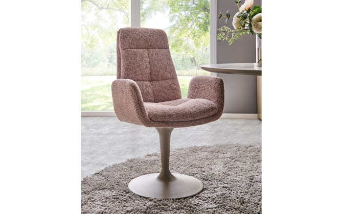 Schalen-Sessel Virello, rose/beige-01