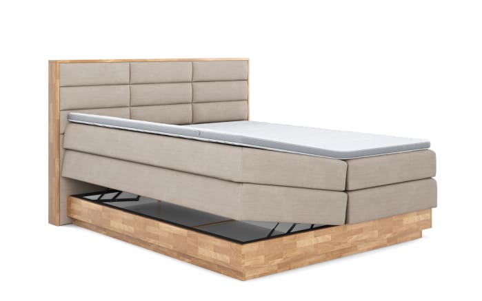 Boxspringbett Incana, natural, inkl. Bettkästen-04