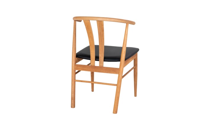 Stuhl Artenara, Eiche/Schwarz-04