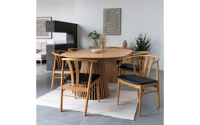 Stuhl Artenara, Eiche/Schwarz-06