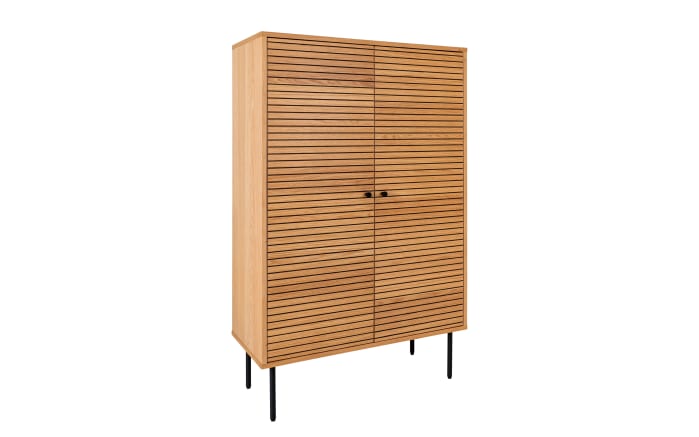 Highboard Kyoto, furnierte Eiche-01