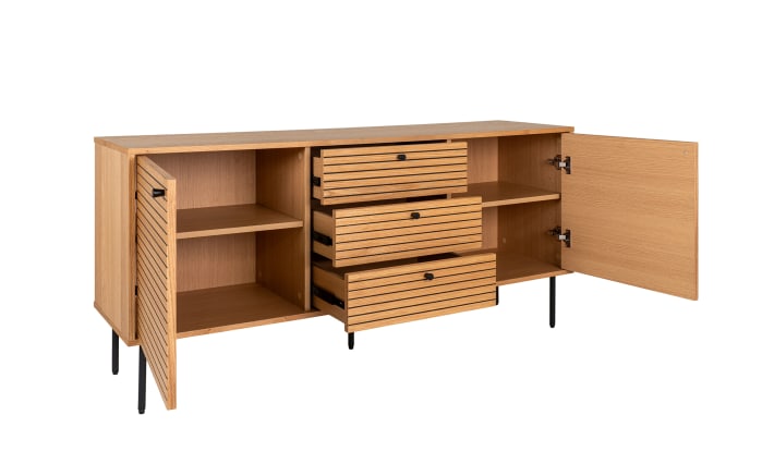 Sideboard Kyoto, furnierte Eiche-03