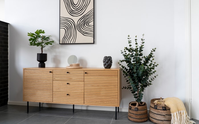 Sideboard Kyoto, furnierte Eiche-08