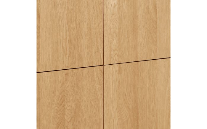 Kommode Kabinett, Eiche, inkl. Push-to-Open Funktion-05