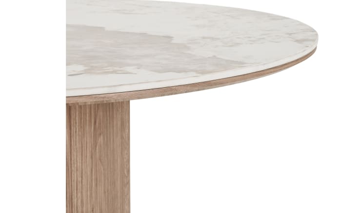 Esstisch Athen, weiß/dunkelbraun-03