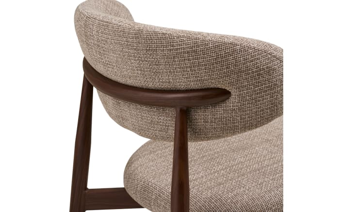 Esszimmerstuhl Levanto, sandfarbig/Holz-Nachbildung-05