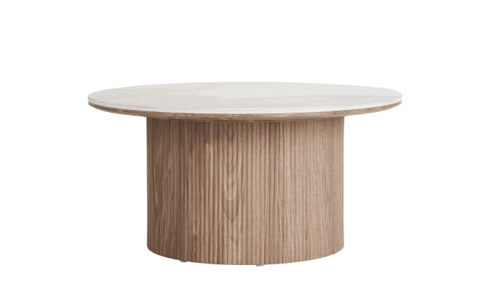 Couchtisch Athener, weiß/dunkelbraun-02