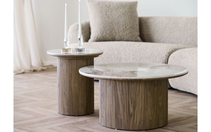 Couchtisch Athener, weiß/dunkelbraun-06