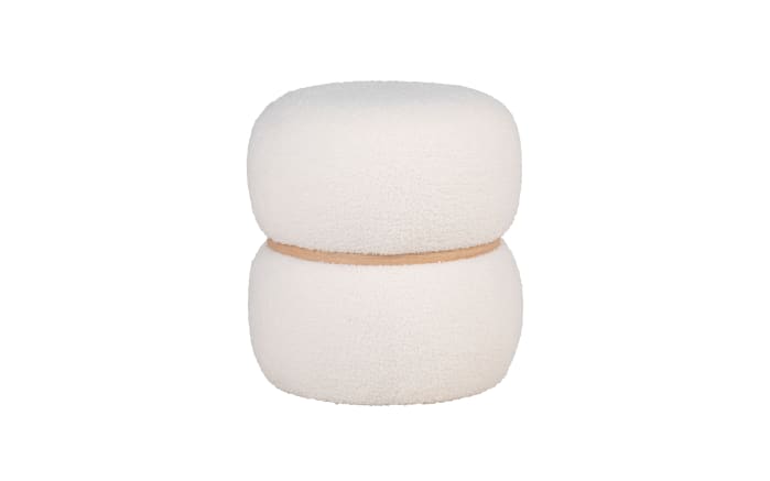 Pouf Milford, weiß-01