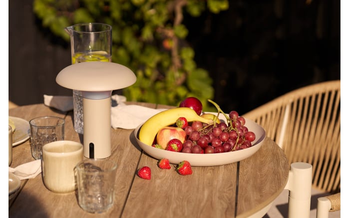 Esstisch Abela, sandfarbig/Holz-Nachbildung-05