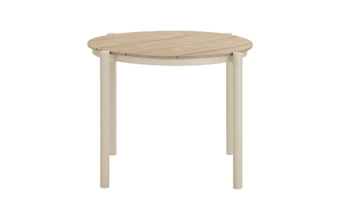 Esstisch Abela, sandfarbig/Holz-Nachbildung-02