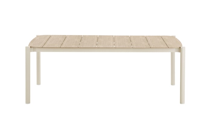 Esstisch Abela, sandfarbig/Holz-Nachbildung-02