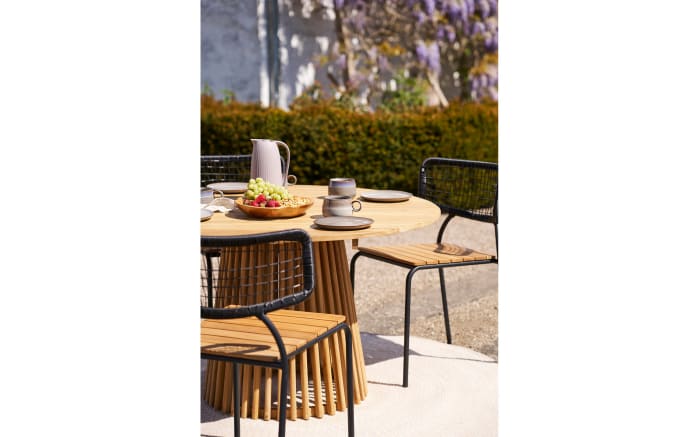 Esstisch Lorca, Teakholz-02