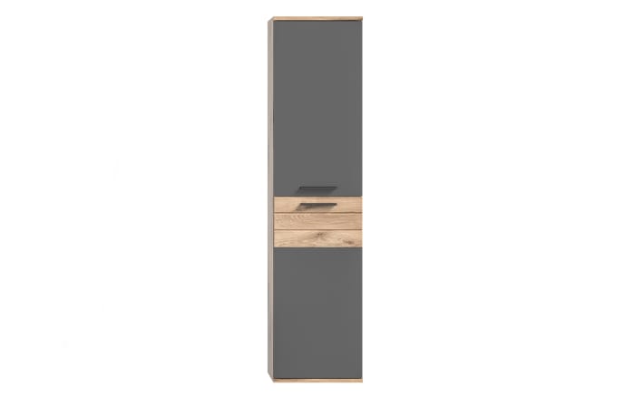 Hochschrank Mason, Nox Oak Nachbildung/basaltfarbig, Höhe 152 cm-01