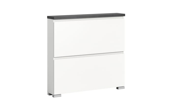 Schuhschrank Shoelove, grau/weiß, 95 cm-01