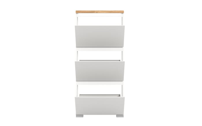 Schuhschrank Shoelove, Eiche-Nachbildung/weiß, 133 cm-03