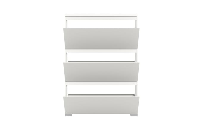 Schuhschrank Shoelove, weiß, 130 cm-03