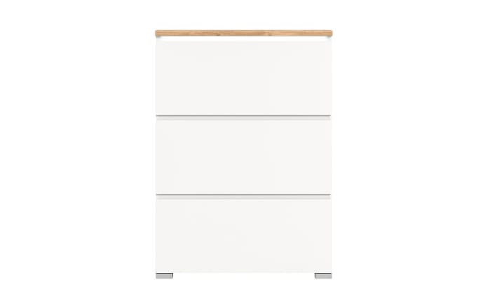 Schuhschrank Shoelove, Eiche-Nachbildung/weiß, 130 cm-02