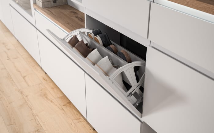 Schuhschrank Shoelove, Eiche-Nachbildung/weiß, 130 cm-04
