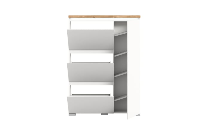Schuhschrank Shoelove, Eiche-Nachbildung/weiß, 95 x 130 cm-03