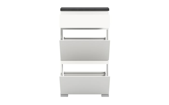 Schuhschrank Shoelove, grau/weiß, 60 cm-03